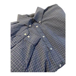 Men's Gap‎ Premium Classic Fit Long Sleeve Button Front Shirt Size XL